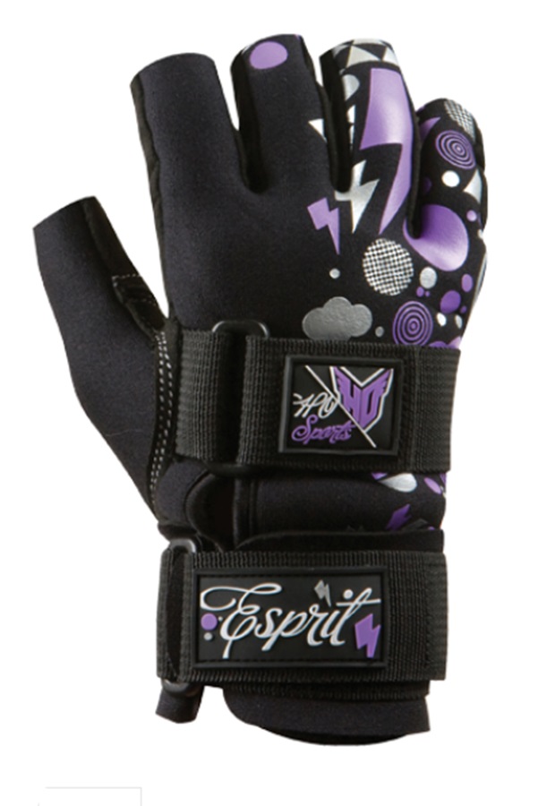 HO Sports Espirit Ladies' 3/4 Waterski Gloves, XS Bl Purple